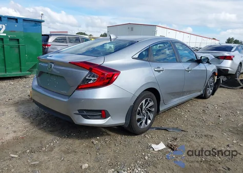 2018 Honda Civic Ex from USA, damaged, VIN 19XFC2F70JE044428